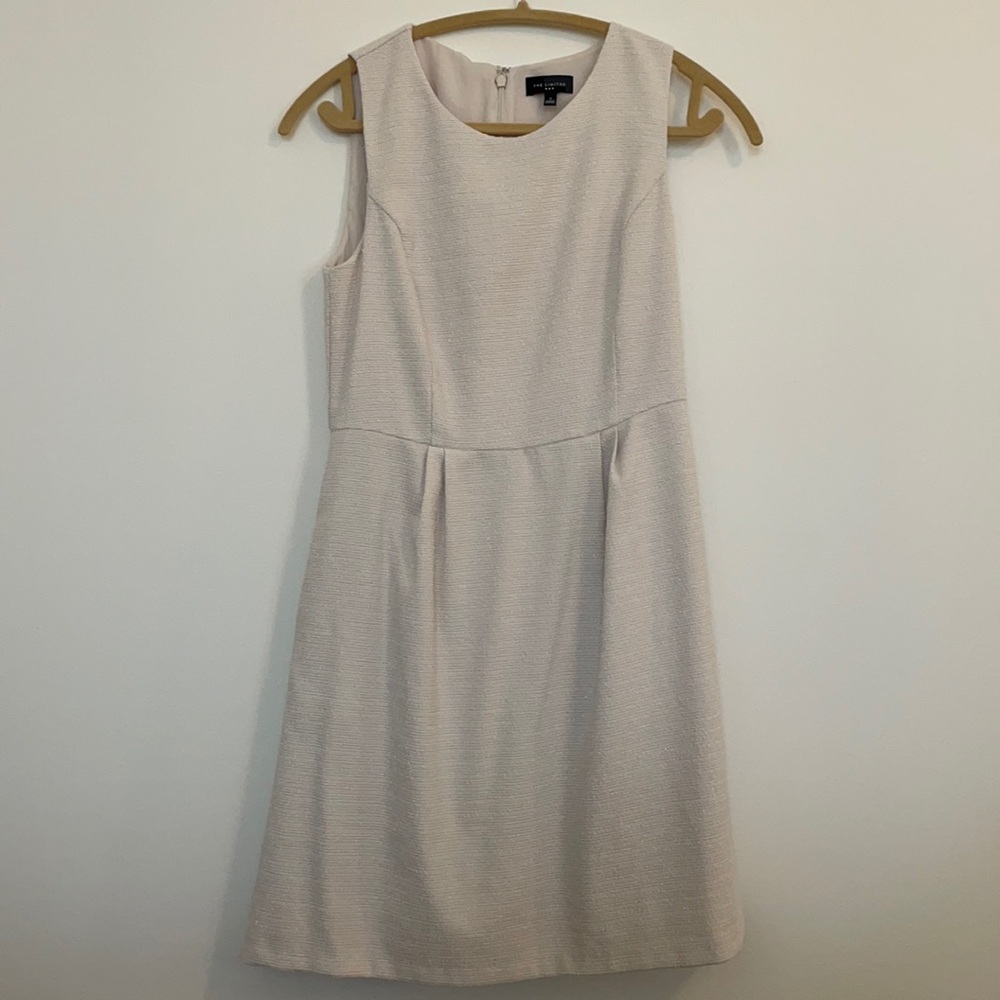 Off white with gold glitter dress